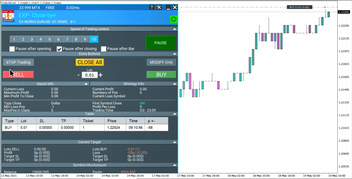 Opening Buy Position