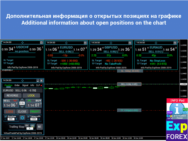 Integrasi chart InfoPad dengan MetaTrader