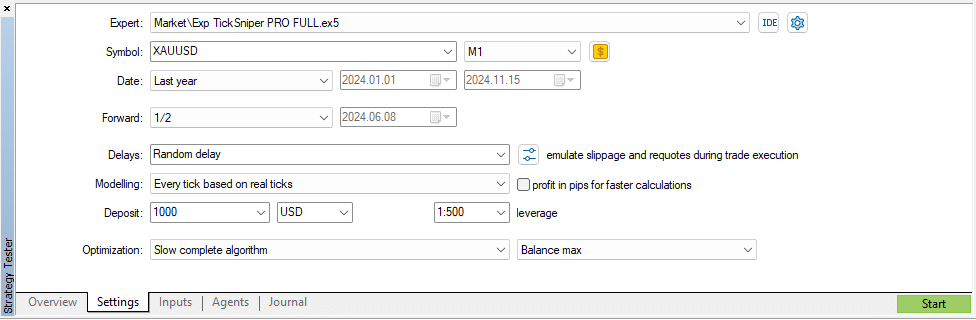 TickSniper Terminal Kurulumu için Minimum Gereksinimler