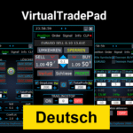Trade Pad VirtualTradePad - Das Handelspanel ist ein Tool, das den Handel über Tastatur und Chart mit nur einem Klick ermöglicht. Diese Funktion kann besonders für Händler hilfreich sein, die schnellere Handelsausführungszeiten benötigen.