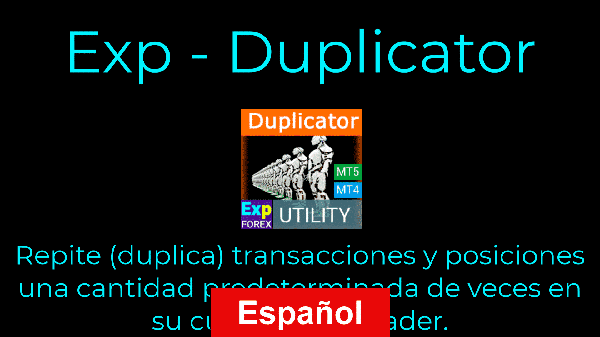 Duplicación y múltiples señales y operaciones/posiciones/órdenes en las terminales MetaTrader. Aumente o disminuya lotes. Gestione posiciones adicionales con sus reglas: Stoploss, Takeprofit y TrailingStop.