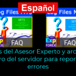 Video sobre cómo encontrar los archivos de registro en MetaTrader