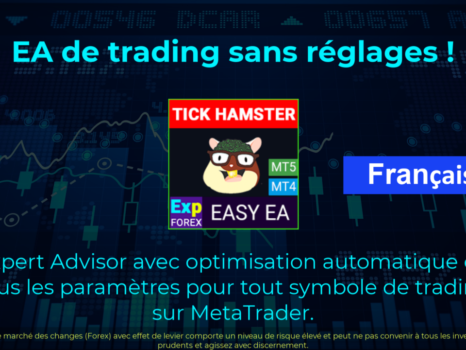 Vidéo sur Exp – Tick Hamster Un robot de trading automatisé, connu sous le nom d’Expert Advisor, spécialisé dans les techniques de scalping. Cet EA est conçu pour sélectionner et optimiser automatiquement les paramètres, ce qui le rend très efficace et performant.