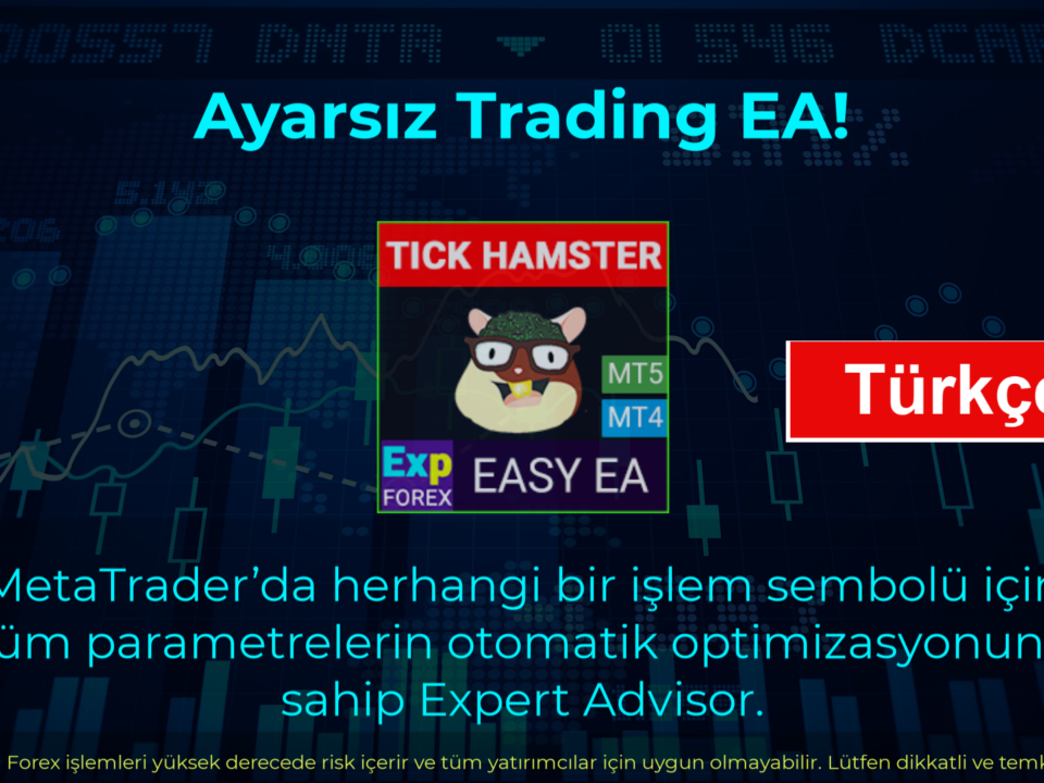 Exp – Tick Hamster hakkında video Expert Advisor olarak bilinen otomatik işlem robotu, scalping tekniklerinde uzmanlaşmıştır. Bu EA, parametreleri otomatik olarak optimize etmek için tasarlanmıştır; bu sayede son derece verimli ve etkilidir.