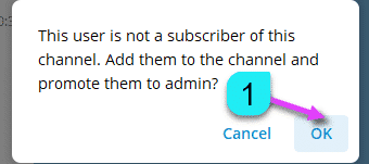 Cấu hình kênh riêng tư Telegram