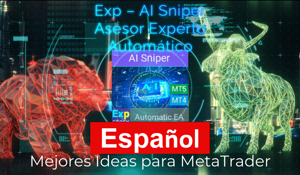 Vídeo sobre el EA inteligente AI Sniper AI Sniper es un robot de trading inteligente y auto-optimizable, diseñado para los terminales MT4 y MT5. Utiliza un algoritmo inteligente y estrategias avanzadas de trading para maximizar tu potencial de trading..