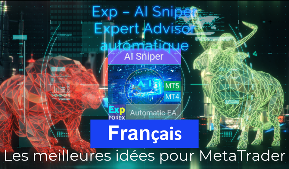 Vidéo sur l’EA intelligent AI Sniper AI Sniper est un robot de trading intelligent et auto-optimisant, conçu pour les terminaux MT4 et MT5. Il s’appuie sur un algorithme intelligent et des stratégies de trading avancées afin de maximiser votre potentiel de trading..