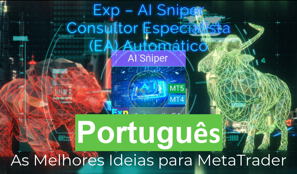 Vídeo sobre o EA Inteligente AI Sniper O AI Sniper é um robô de trading inteligente e auto-otimizável, desenvolvido para os terminais MT4 e MT5. Ele utiliza um algoritmo inteligente e estratégias avançadas de trading para maximizar seu potencial de negociação..